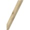 Ekena Millwork 4"W x 24"D x 36"H Traditional Rough Sawn Knee Brace, Douglas Fir BRC04X24X36TRA00RDF - alternate 1